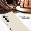 Selencia Echtleder Klapphülle Samsung Galaxy A16 - Greige Produktbild-Vorschau 2