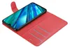 A red phone case with a phone inside, shown from a diagonal angle. Náhled obrázku produktu