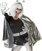 Cape Alien silber Stehkragen Weltall Karneval Fasching Produktbild-Vorschau 4