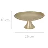 Présentoir à gâteaux élégant en verre - 28 cm de diamètre Voir les images du produit 17