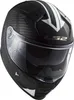 LS2 FF811 VECTOR II SPLITTER Integralhelm schwarz-weiss XL Produktbild-Vorschau 5