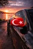 Türkei Auto-Spiegelflagge 2er Set – Türkische Flagge für Produktbild-Vorschau 1