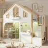 Merax Etagenbett 90x200cm mit LED und Stauraumtreppe, , Produktbild-Vorschau 1