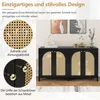 Cassettiera Flieks per soggiorno con anta in rattan, Anteprima dell’immagine prodotto 6