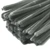 Pfeifenreiniger 20er Chenille-Draht 6mm, Länge 30cm, grau Produktbild-Vorschau