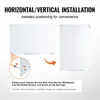VEVOR Magnetisches Glas-Whiteboard, Wandtafel Trocken Produktbild-Vorschau 5