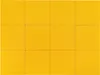 A grid of 12 orange square acoustic panels. Podgląd zdjęcia produktu