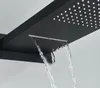 Set doccia da incasso Ari Nero con termostatico - Soffione Anteprima dell’immagine prodotto 4