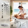 Table de massage pliante 2 zones en aluminium portable + Voir les images du produit 4