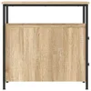vidaXL Nočný stolík Sonoma Dub 30x60x60 cm odvodený výrobok Náhľad obrázku produktu 7