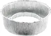 A round, disposable aluminum baking dish with a fluted texture on the outside. Náhled obrázku produktu