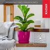 KADAX Pot de fleurs en plastique "Agen", pot avec soucoupe. Voir les images du produit 3