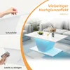 Merax Table basse en forme de V avec éclairage LED, design Voir les images du produit 4