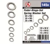 KRAFTMANN 88140 Federringe-Sortiment, 145-tlg. Produktbild-Vorschau 1