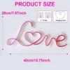 LOVE Néon Rose LOVE LED Entraîné par USB LOVEReproduction Voir les images du produit 9