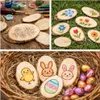Holzscheiben oval Pinienholz 250g natur 6–10cm Basteln Deko Produktbild-Vorschau 7