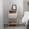Houseland EMA Nachttisch Saphir Eiche/Weiß Produktbild-Vorschau 3