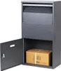 Wiltec Boîte à colis murale verrouillable grise 410 x 220 x Voir les images du produit 3