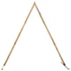 vidaXL Hochzeitsbogen Hellbraun 202 x 95 x 254 cm Massives Produktbild-Vorschau 1