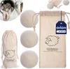 Palline di lana per asciugatrice 7 cm 3 pezzi Anteprima dell’immagine prodotto 2