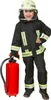 Feuerwehr Kostüm Samy für Kinder Uniform schwarz Produktbild-Vorschau 1