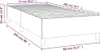 vidaXL Box spring bed frame light grey 80x200 cm fabric Náhled obrázku produktu 7