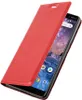A red phone case is shown partially open, revealing the phone screen. Náhled obrázku produktu