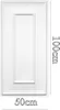 deccart Wandpaneele Polystyrol Weiß 3D 100x50 cm, 40 Stück Produktbild-Vorschau 3