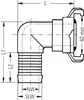 Karasto GEKA plus-Winkelstück 2000, MS, 3/4, 19mm,SB Produktbild-Vorschau 2