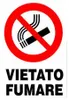 CARTELLO 'VIETATO FUMARE' 20x30 cm Anteprima dell’immagine prodotto 1