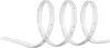 A white LED strip light coiled on a white background. Produktbild-Vorschau