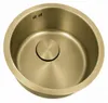 Umývadlo Pure.Sink Rondo, zlaté, kulaté, vhodné pro montáž Náhled obrázku produktu 4