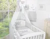 Babybett mit Himmelbett, Moskitonetz, schützt vor Licht und Produktbild-Vorschau 1