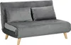 HOMCOM Schlafsofa 2-Sitzer Sofa mit Bettfunktion, Klappsofa Produktbild-Vorschau 1