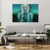 Bilder auf glas - Einteilig - Frau Natur Grafik - 100x70cm Produktbild-Vorschau 6