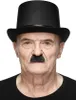 Chaplin-Bart Farbe: grau-schwarz meliert Produktbild-Vorschau 1