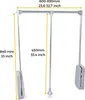 Penderie rabattable pour armoire Hang largeur réglable Voir les images du produit 9