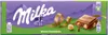Milka mléčná čokoláda s celými lískovými oříšky 250 G Náhled obrázku produktu 1