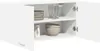 vidaXL Hangkast met opbergruimte, wit, 80 x 31 x 40 cm, Productafbeelding-voorbeeld 3