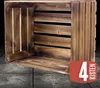4 geflammte Obstkisten 50cm x 40cm x 30cm Holzkisten Produktbild-Vorschau 1