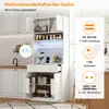 Armoire de cuisine Merax avec éclairage LED, armoire haute Voir les images du produit 10