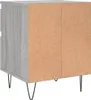 vidaXL Noční stolky 2 ks. Grey Sonoma 40x35x50 cm odvozený Náhled obrázku produktu 6