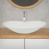 LuxeBath Waschbecken Aufsatzwaschbecken Oval, 64x36,5x13 Produktbild-Vorschau 4
