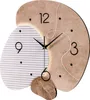 SensaHome Wanduhr Madrid – s Japandi-Design – organische Produktbild-Vorschau 1