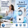 Mobiler 3-in-1 Luftkühler mit integriertem Akku, kabelloser Produktbild-Vorschau 3
