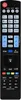 A black remote control with various buttons. Voir les images du produit