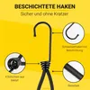 Set mit 28 Bungee-Seilen, schwarz, 12 Stück (schwarzer Produktbild-Vorschau 6