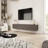 TV-Schrank hängend, Eiche Dunin, 170 x 32 x 34 cm Produktbild-Vorschau 3