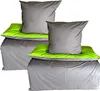 Bettwäsche Baumwolle Uni Wende 135x200 / 80x80 cm Set 2tlg. Produktbild-Vorschau 3