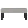 vidaXL Sitzbank Hellgrau 70x30x30 cm Stoff Produktbild-Vorschau 3